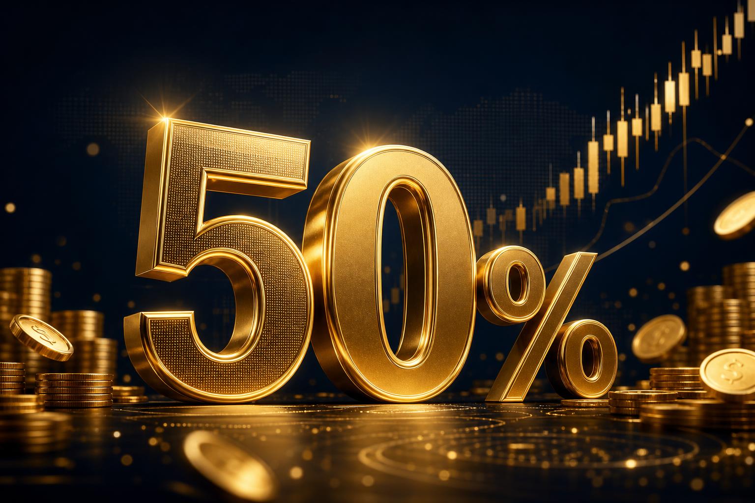 50% deposit bonus on your first funding